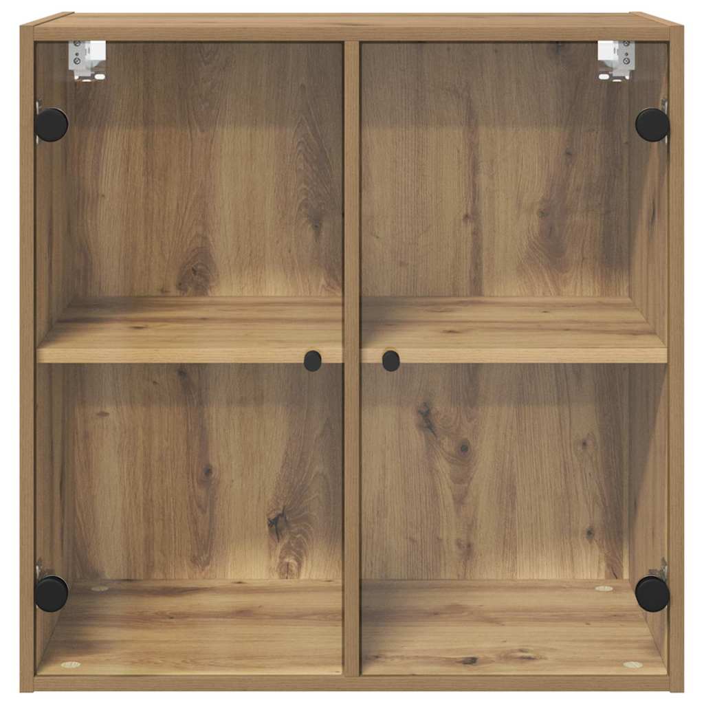Wandkast Artisan Eiken 68 x 37 x 68,5 cm Bewerkt hout is nu te koop bij PeponiXL, paradijselijk wonen!