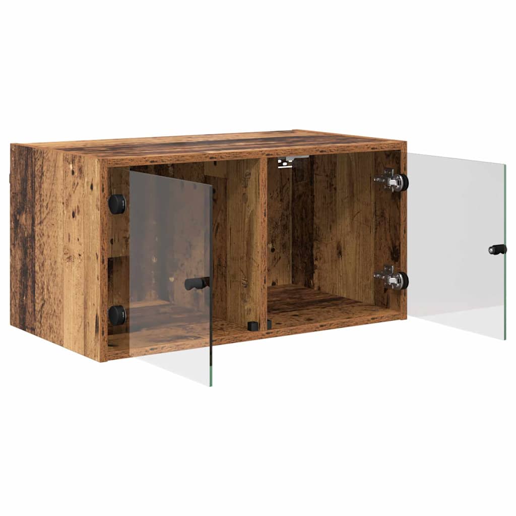 Wandkast Wandgemonteerd Oud Hout 68 x 37 x 35 cm Bewerkt hout is nu te koop bij PeponiXL, paradijselijk wonen!