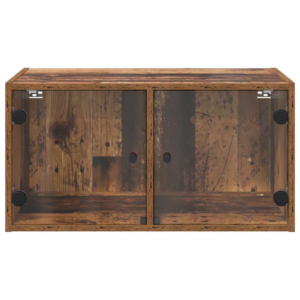 Wandkast Wandgemonteerd Oud Hout 68 x 37 x 35 cm Bewerkt hout is nu te koop bij PeponiXL, paradijselijk wonen!