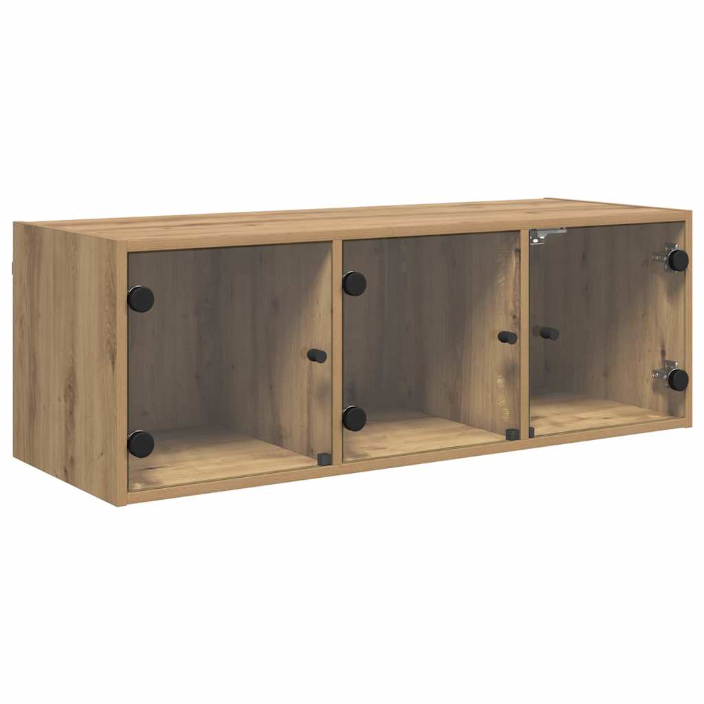 Wandkast Artisan Eiken 102 x 37 x 35 cm Bewerkt hout is nu te koop bij PeponiXL, paradijselijk wonen!