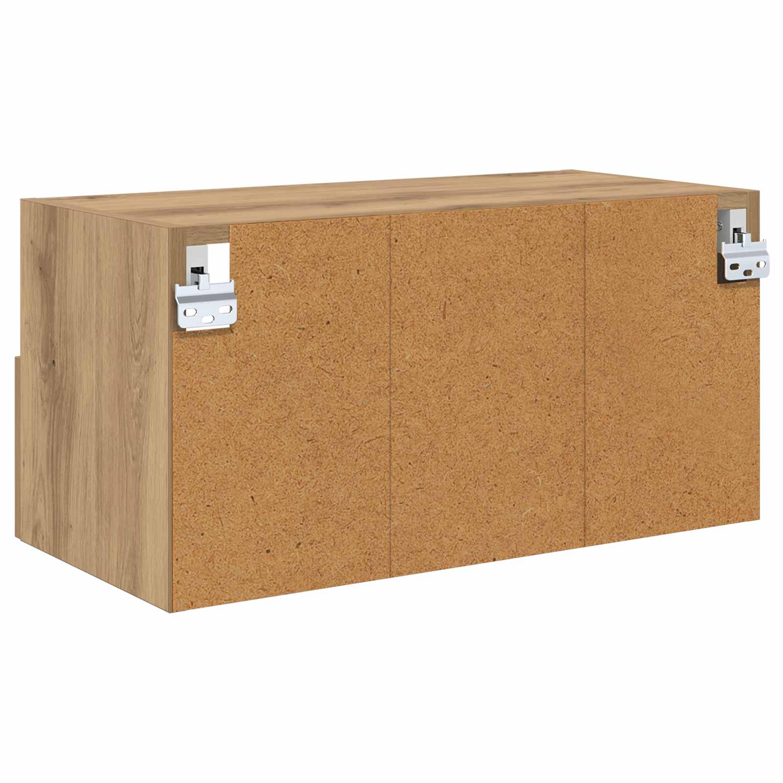 TV Wandkast 60 x 30 x 30 cm Artisan Eiken Bewerkt hout is nu te koop bij PeponiXL, paradijselijk wonen!