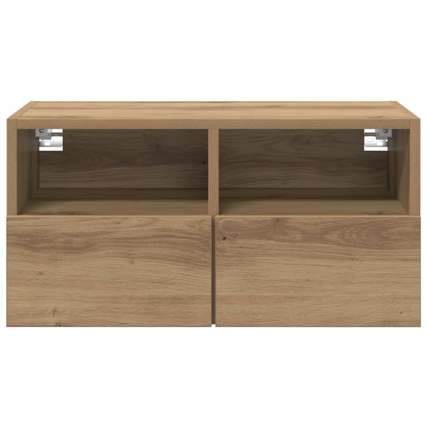 TV Wandkast 60 x 30 x 30 cm Artisan Eiken Bewerkt hout is nu te koop bij PeponiXL, paradijselijk wonen!