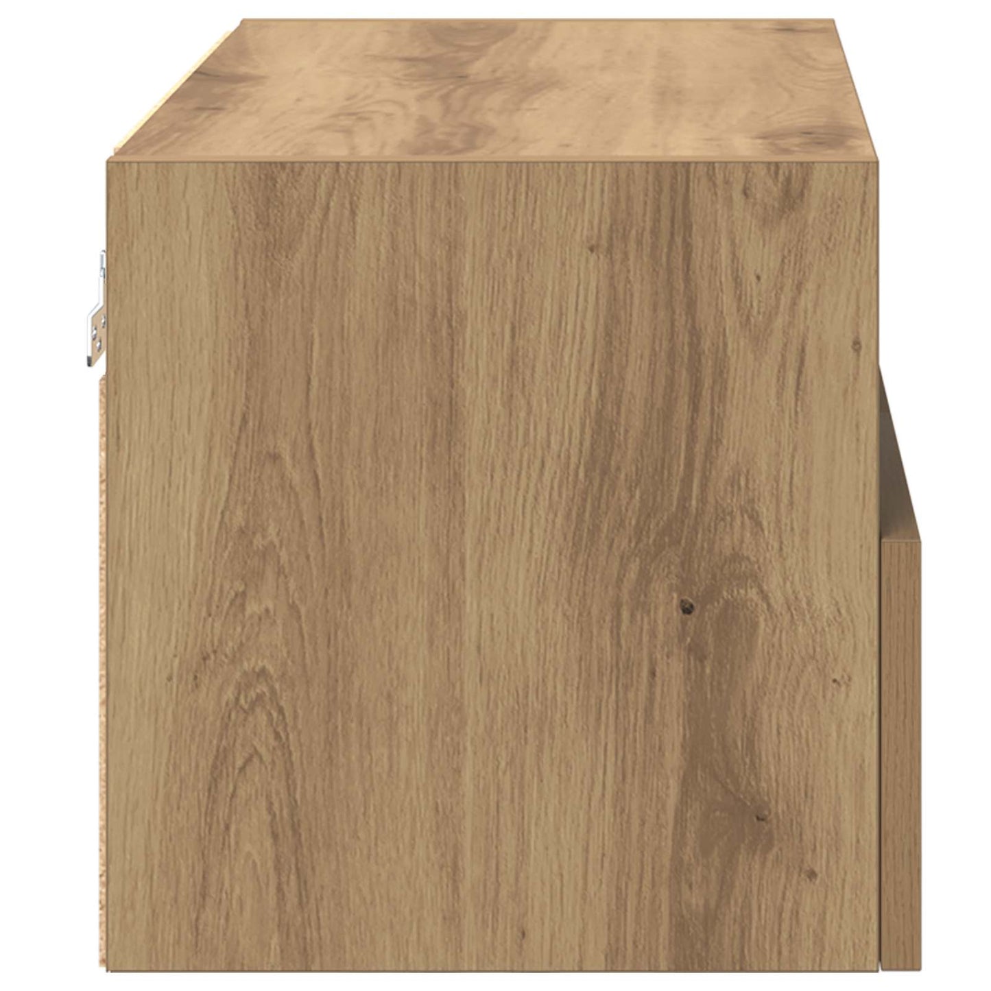 TV Wandkast 60 x 30 x 30 cm Artisan Eiken Bewerkt hout is nu te koop bij PeponiXL, paradijselijk wonen!