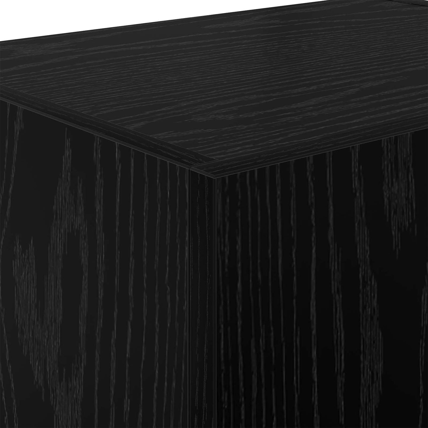 TV Wandkast Zwart Eiken 40,5x30x40cm Bewerkt hout is nu te koop bij PeponiXL, paradijselijk wonen!