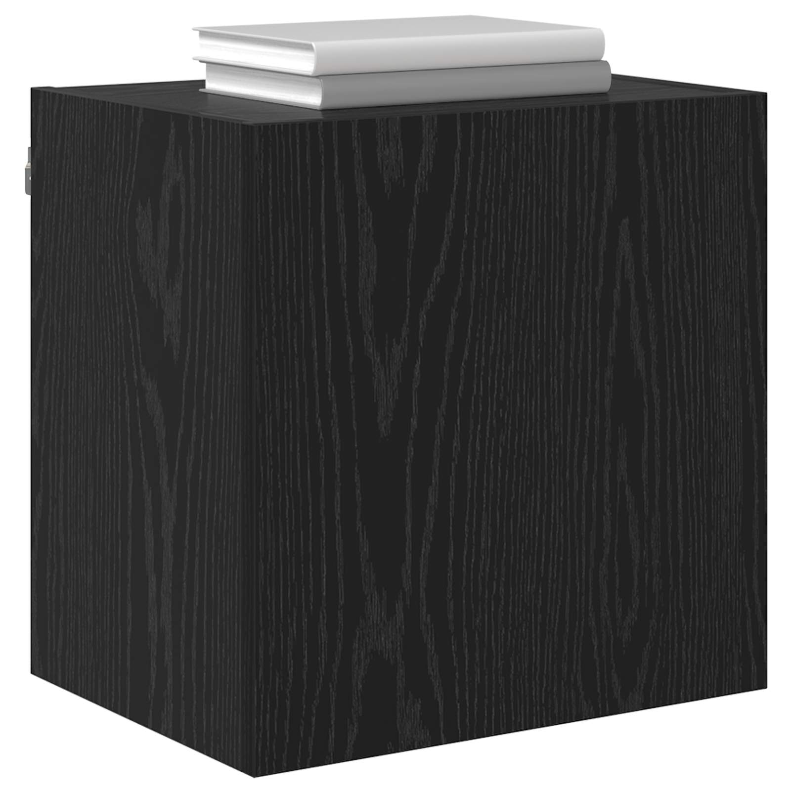 TV Wandkast Zwart Eiken 40,5x30x40cm Bewerkt hout is nu te koop bij PeponiXL, paradijselijk wonen!