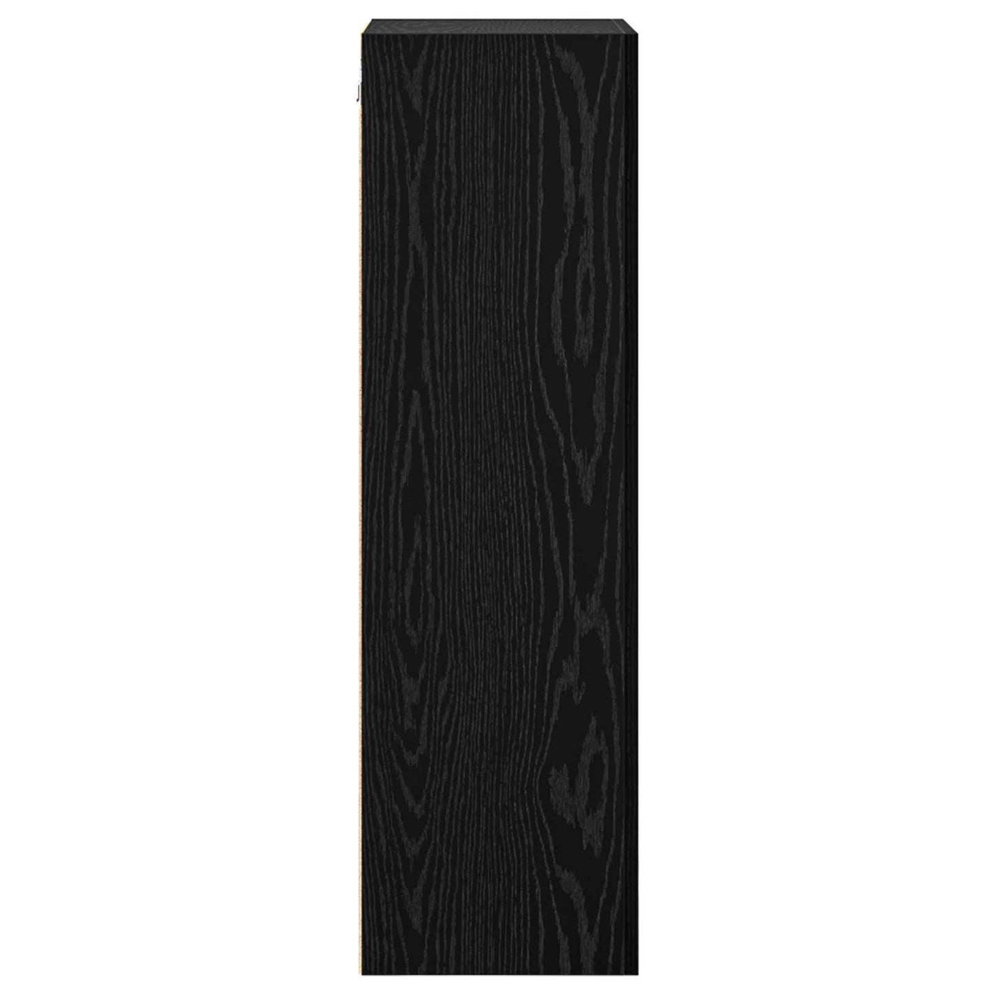 TV Wandkast Zwart Eiken 40,5 x 30 x 102 cm Bewerkt hout is nu te koop bij PeponiXL, paradijselijk wonen!