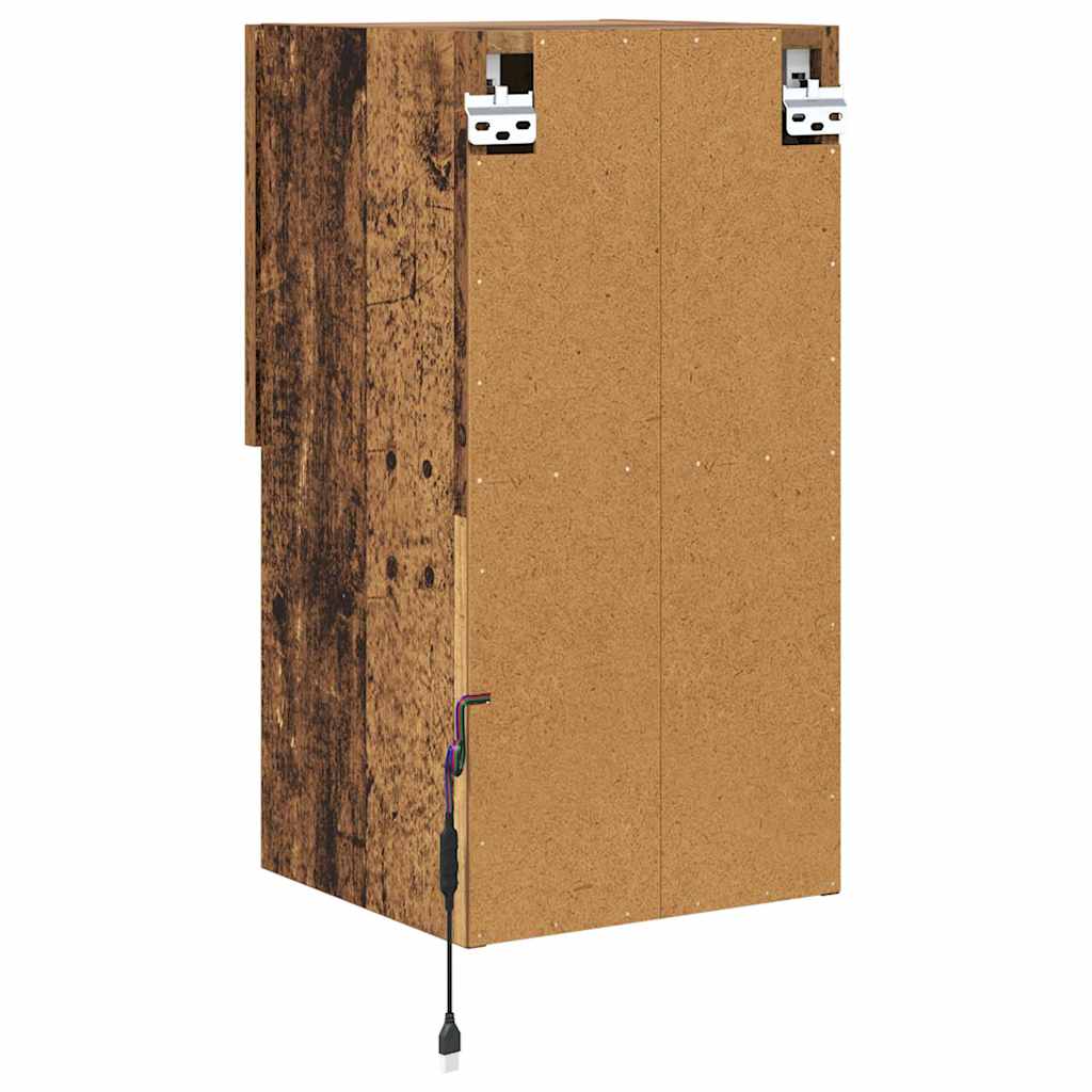 Wandgemonteerde TV-kasten 2 pcs Oudhout 30,5 x 30 x 60 cm is nu te koop bij PeponiXL, paradijselijk wonen!