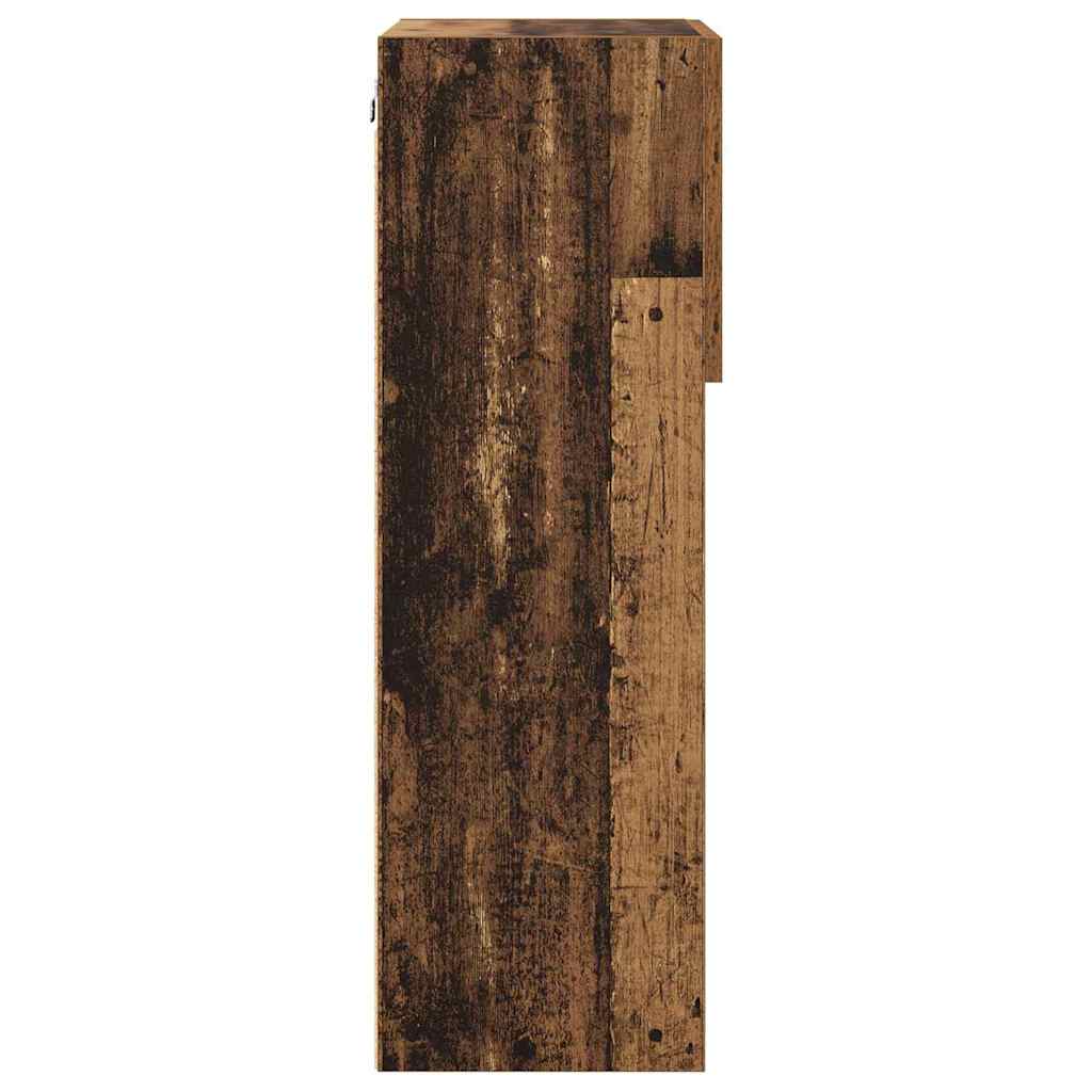 Wandgemonteerde TV-kasten 2 pcs Oudhout 40,5 x 30 x 90 cm is nu te koop bij PeponiXL, paradijselijk wonen!