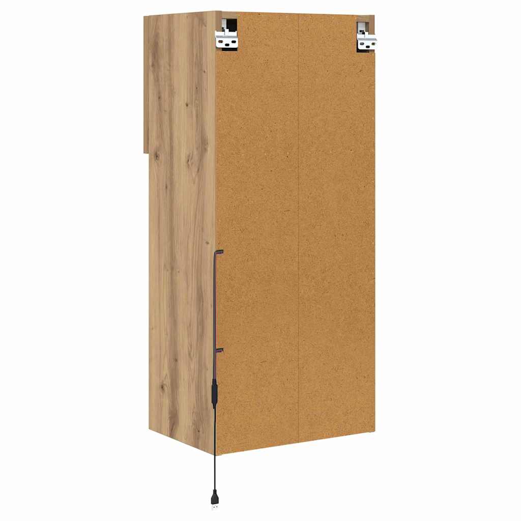 Wandgemonteerd tv-meubel Artisan Eiken 40,5 x 30 x 90 cm is nu te koop bij PeponiXL, paradijselijk wonen!