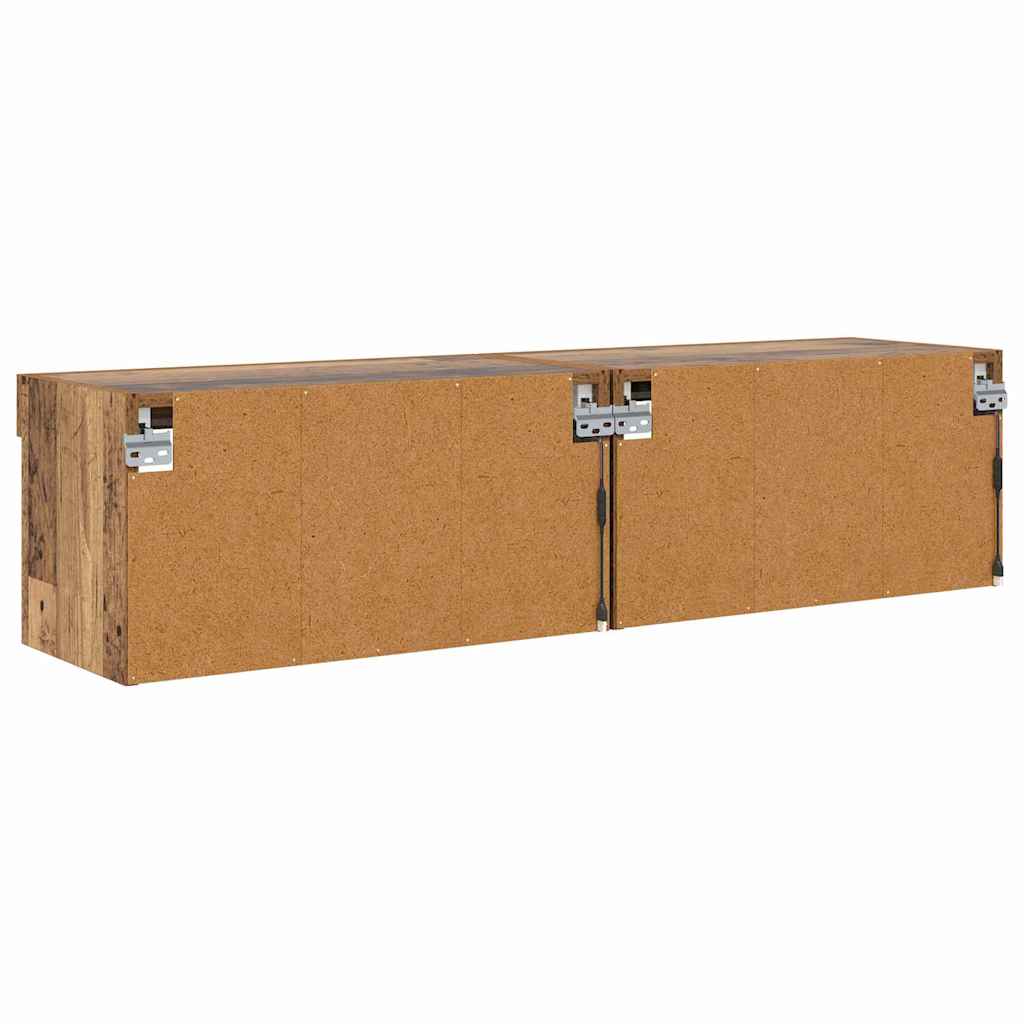 Tv-meubelset 2 pcs Oud Hout 60 x 30 x 30 cm Bewerkt hout is nu te koop bij PeponiXL, paradijselijk wonen!