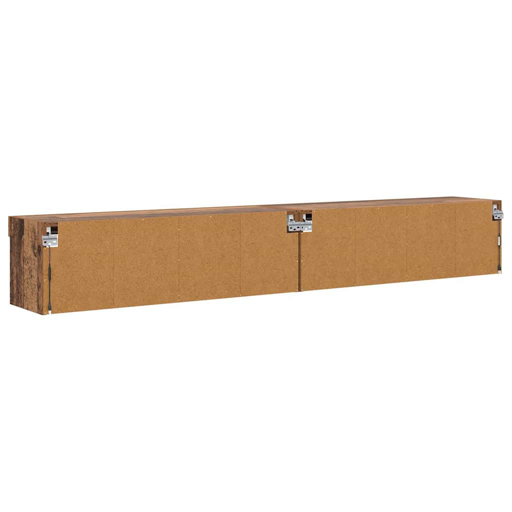 Tv-meubelset 2 pcs Oudhout 100 x 30 x 30 cm Bewerkt hout is nu te koop bij PeponiXL, paradijselijk wonen!