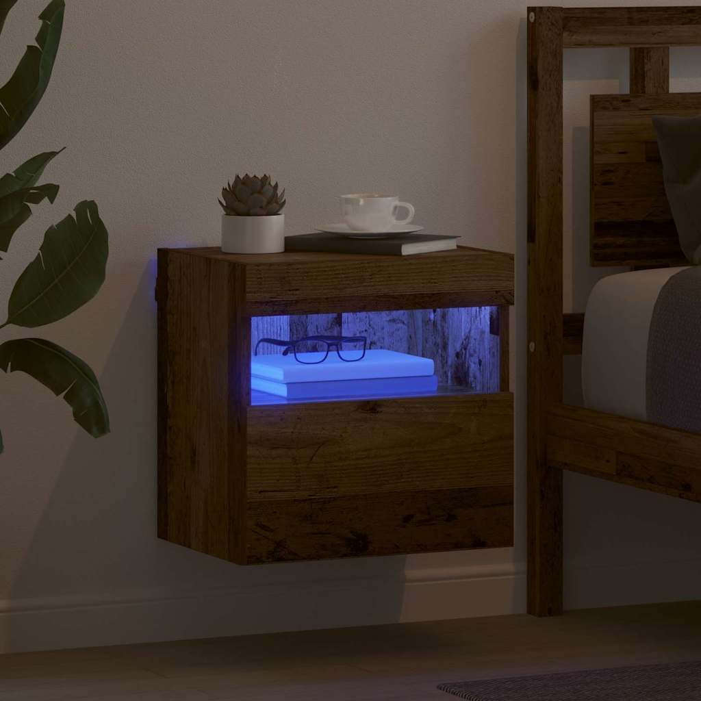 TV Wandkast Oud Hout 40 x 30 x 40 cm Bewerkt hout is nu te koop bij PeponiXL, paradijselijk wonen!