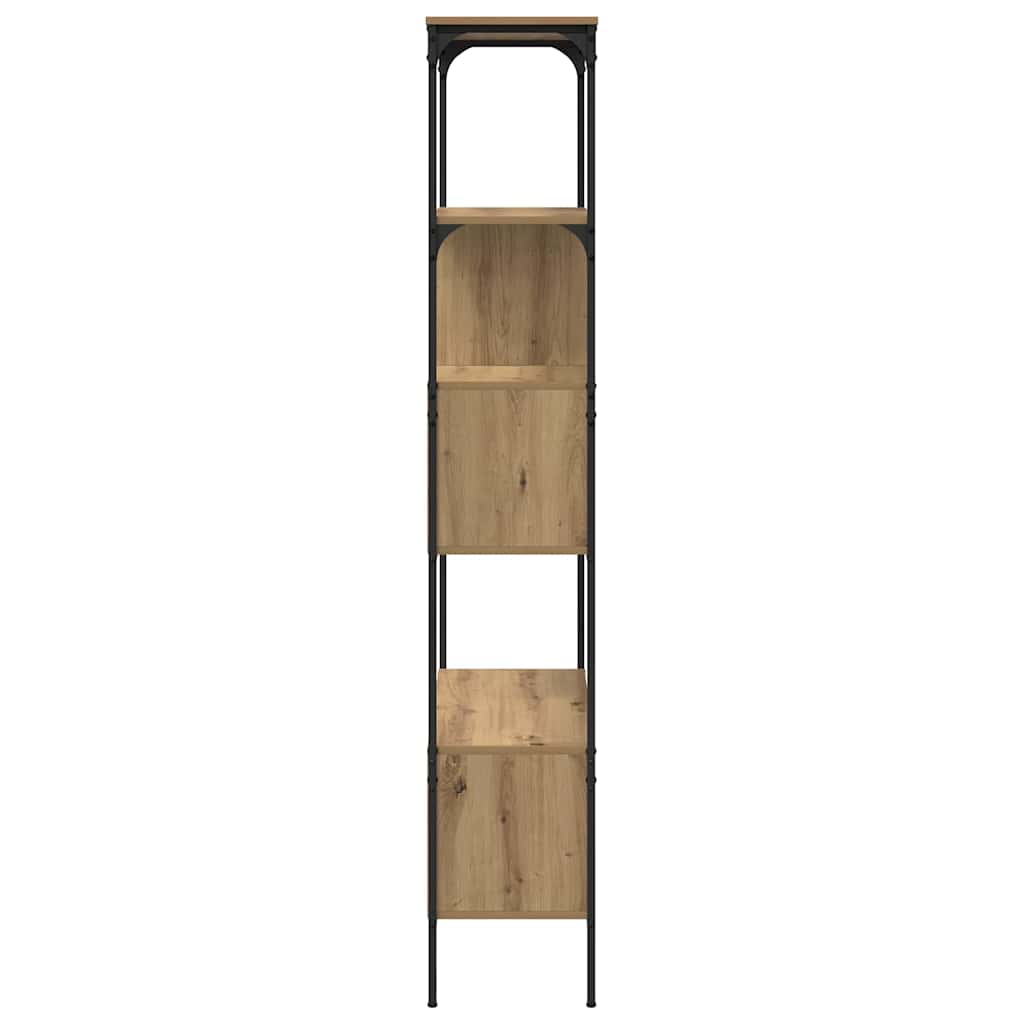 Boekenkast Artisan Eiken 76 x 33 x 188,5 cm Bewerkt hout is nu te koop bij PeponiXL, paradijselijk wonen!