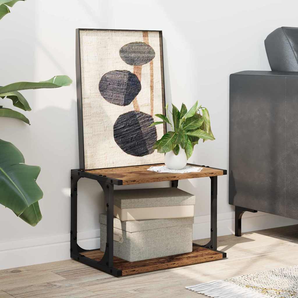 Printerstand Oud Hout 41 x 28 x 33.5 cm Bewerkt hout is nu te koop bij PeponiXL, paradijselijk wonen!