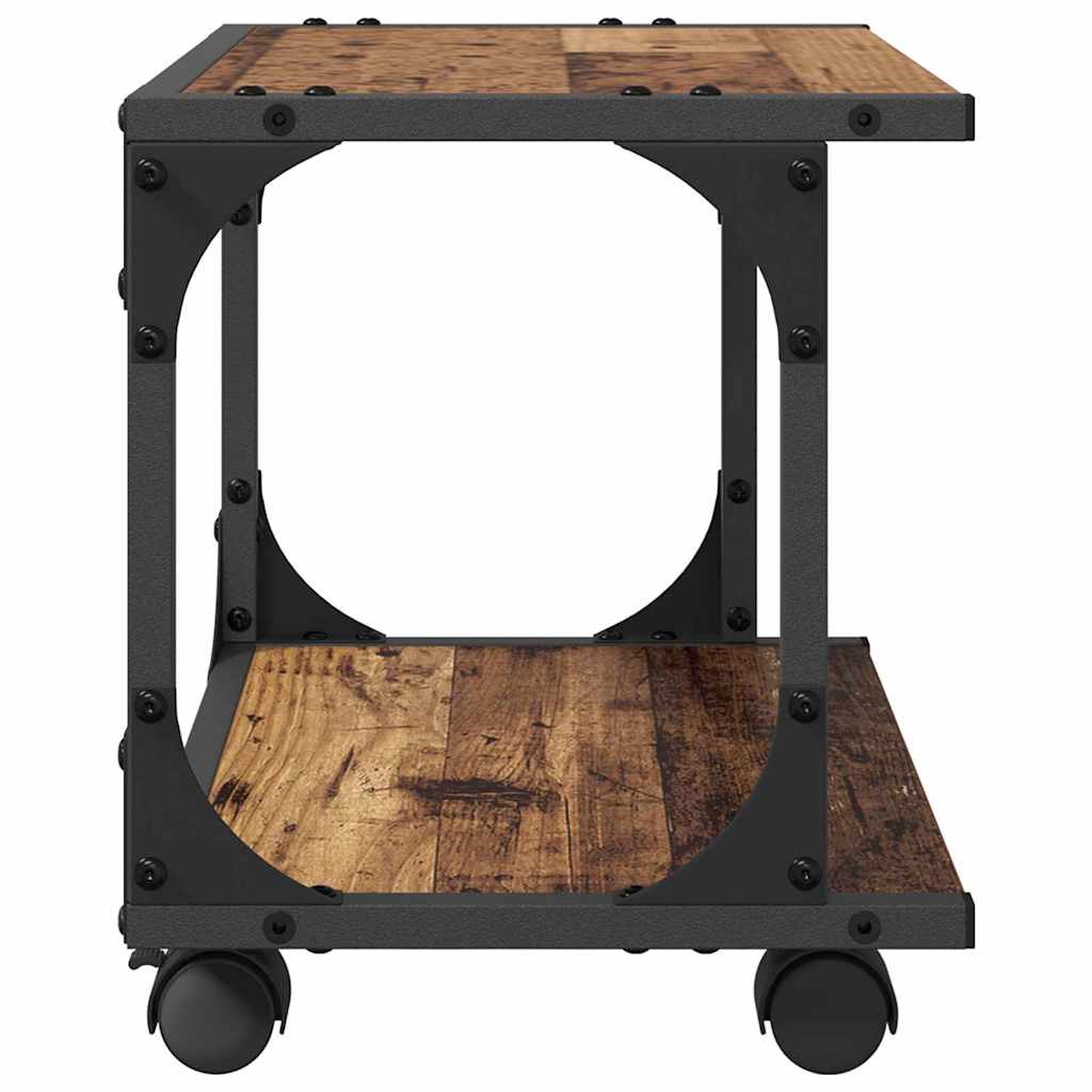 Printerstand Oud Hout 41 x 28 x 33.5 cm Bewerkt hout is nu te koop bij PeponiXL, paradijselijk wonen!