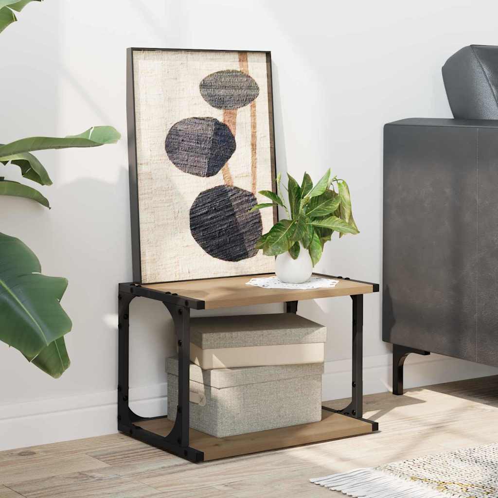 Printerstand Artisan Eiken 41 x 28 x 33.5 cm Bewerkt hout is nu te koop bij PeponiXL, paradijselijk wonen!