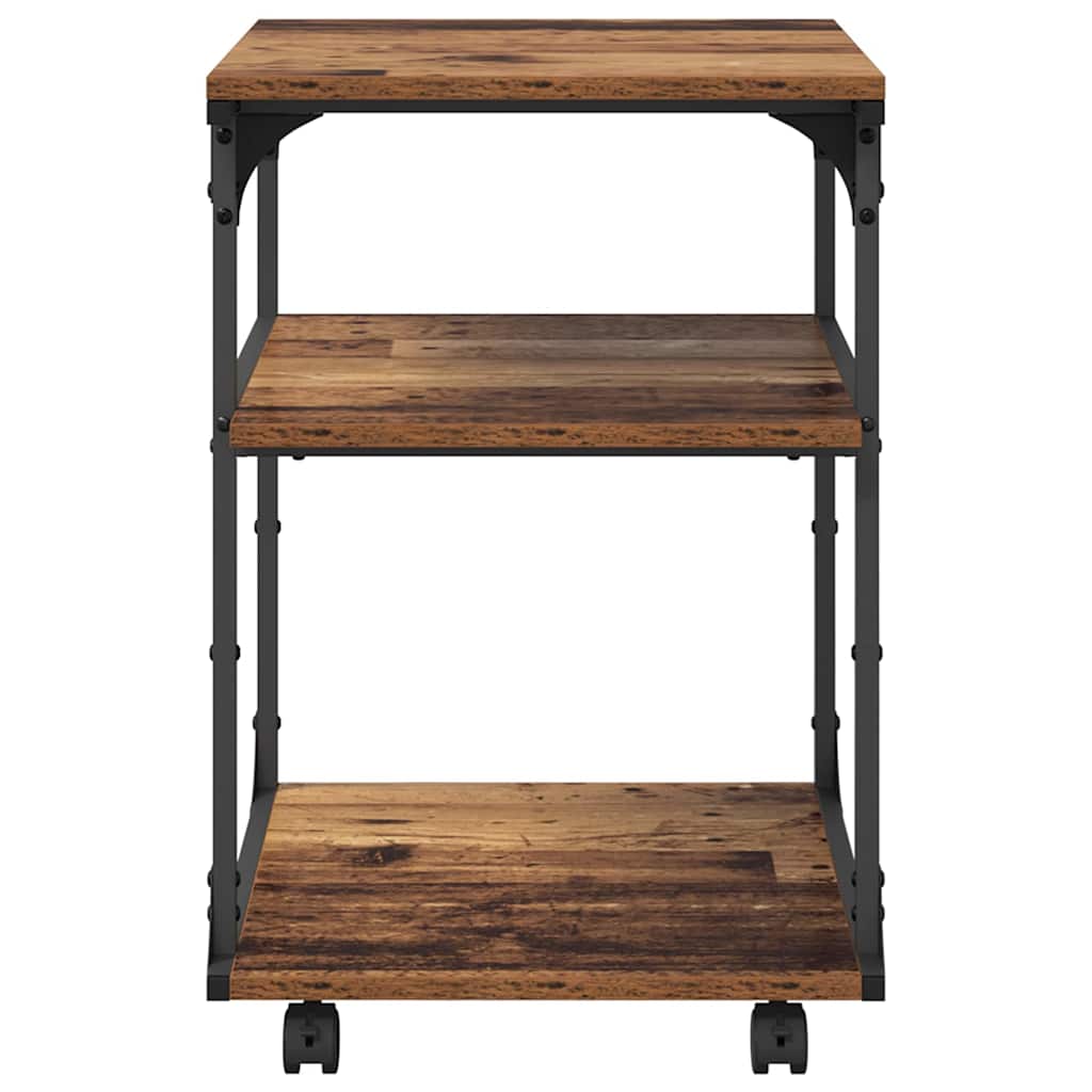Printerstand Oud Hout 43 x 48 x 64 cm Bewerkt hout is nu te koop bij PeponiXL, paradijselijk wonen!