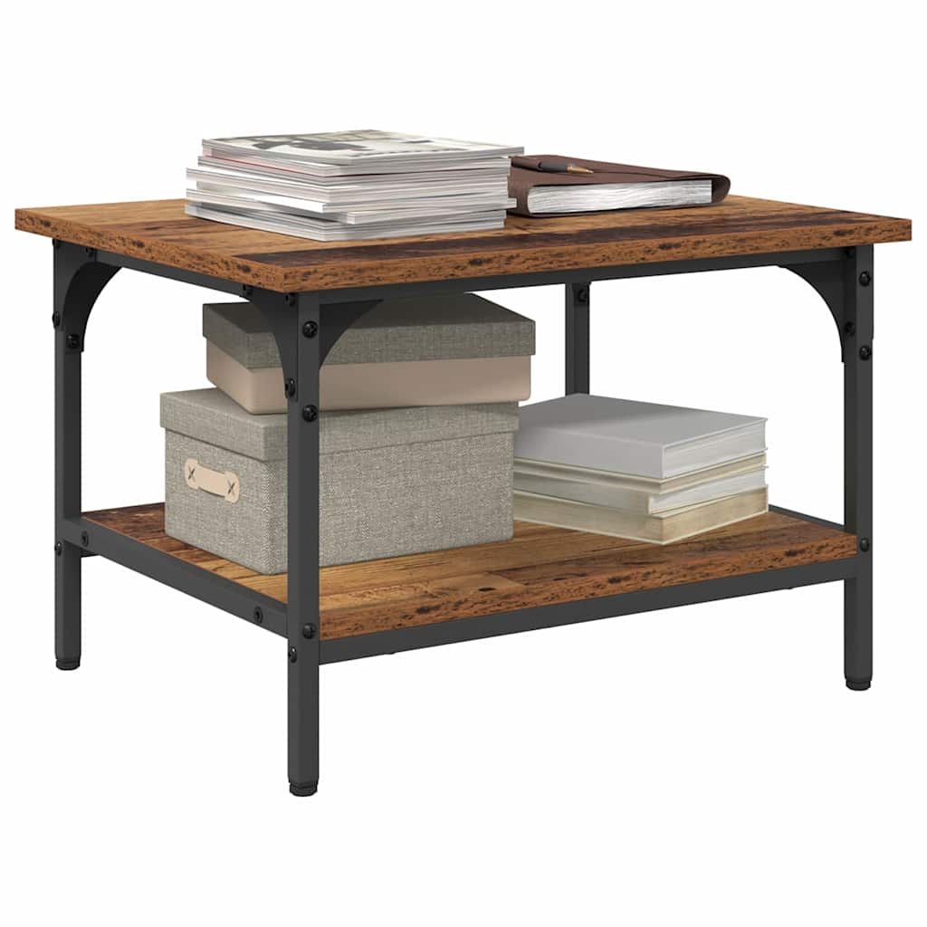 Printerstand Oud Hout 50 x 40 x 38 cm Bewerkt hout is nu te koop bij PeponiXL, paradijselijk wonen!