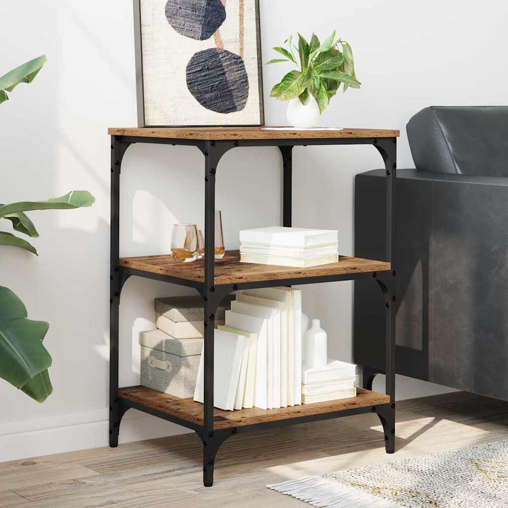 Printerstand Oud Hout 50 x 41 x 75 cm Bewerkt hout is nu te koop bij PeponiXL, paradijselijk wonen!