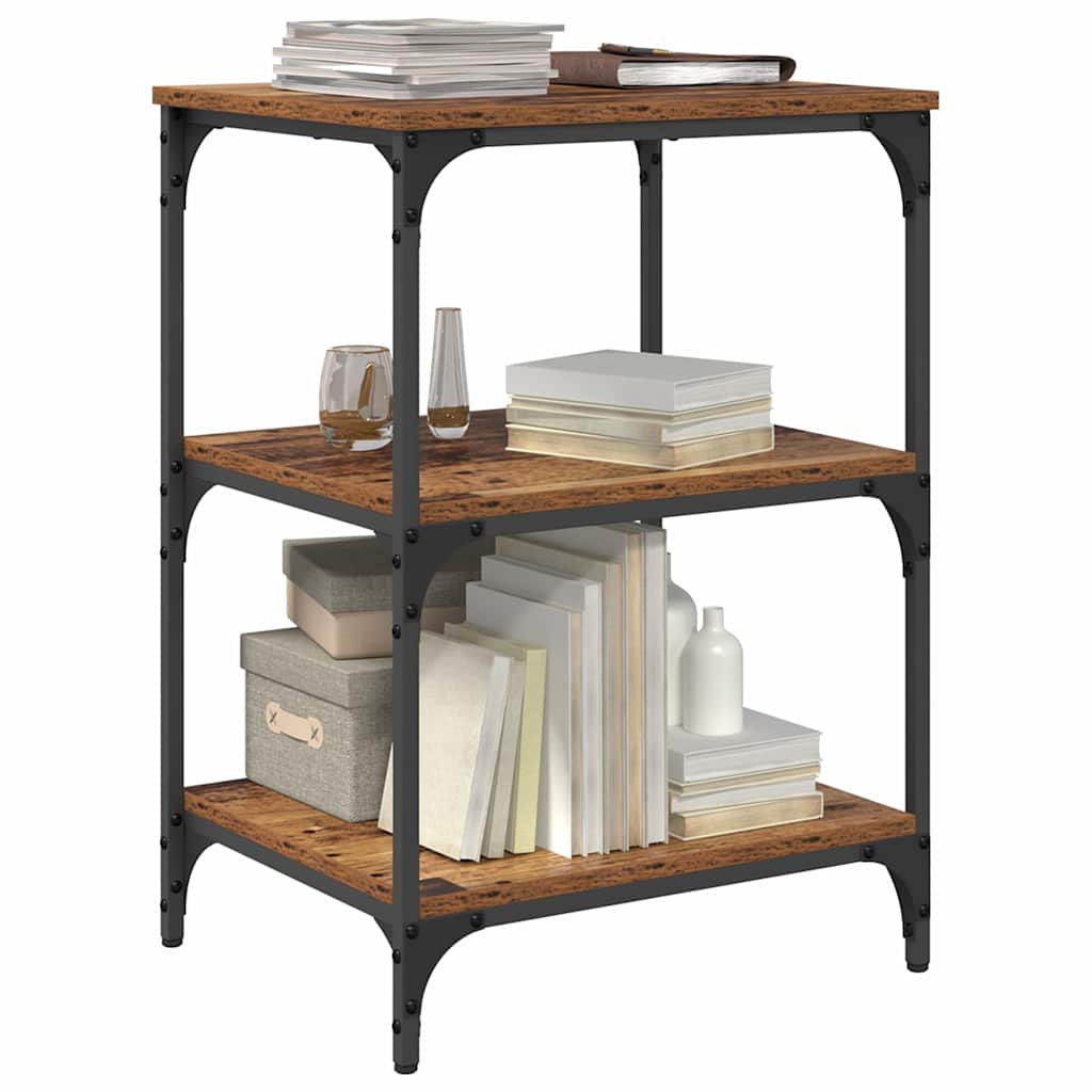 Printerstand Oud Hout 50 x 41 x 75 cm Bewerkt hout is nu te koop bij PeponiXL, paradijselijk wonen!