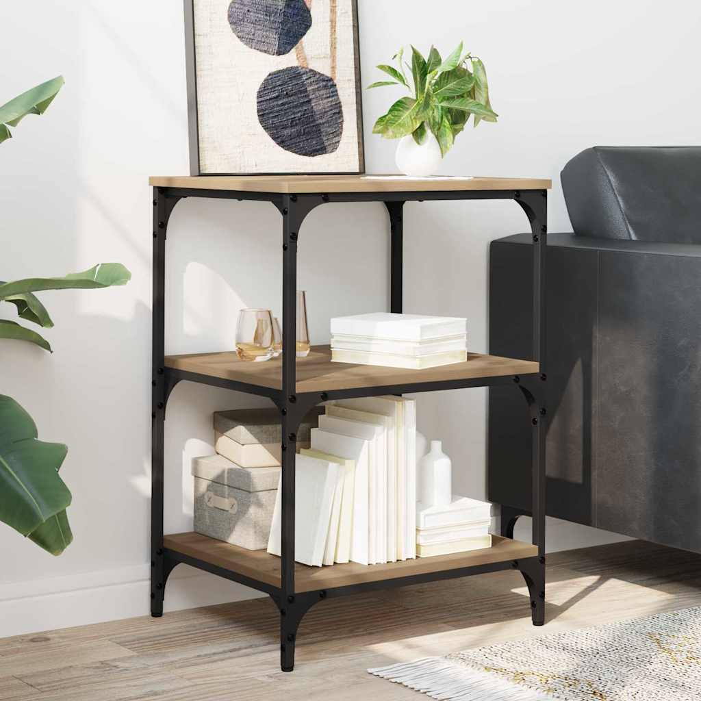 Printerstand Artisan Eiken 50 x 41 x 75 cm Bewerkt hout is nu te koop bij PeponiXL, paradijselijk wonen!