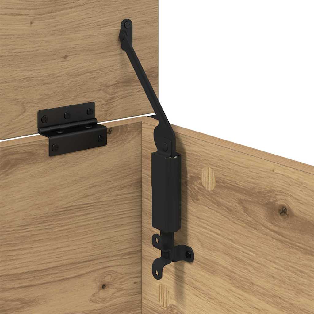 Salontafel Artisan Eiken 91 x 55 x 32 cm Bewerkt hout is nu te koop bij PeponiXL, paradijselijk wonen!
