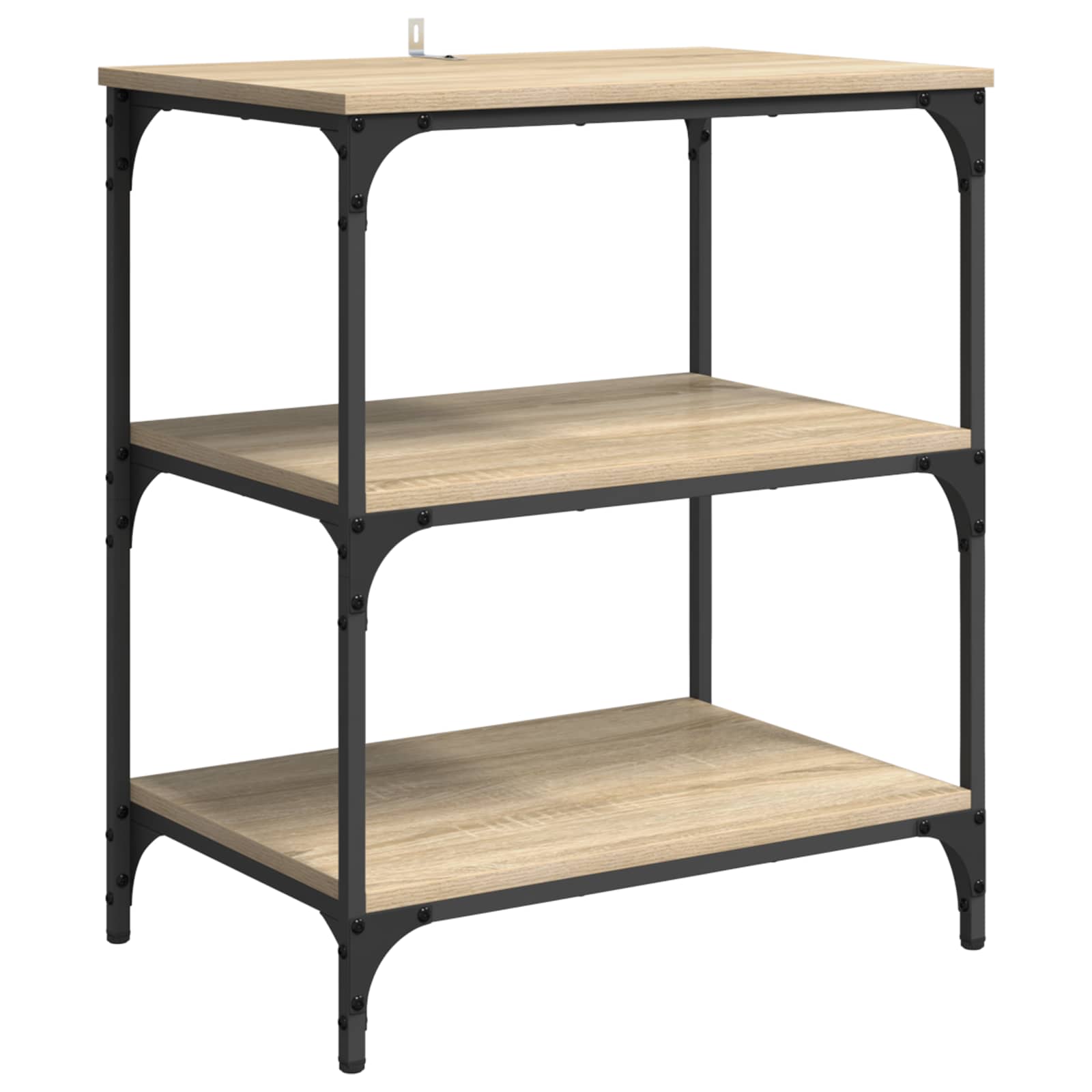 Keuken Trolley Sonoma Eiken 60 x 41 x 76 cm Bewerkt hout is nu te koop bij PeponiXL, paradijselijk wonen!