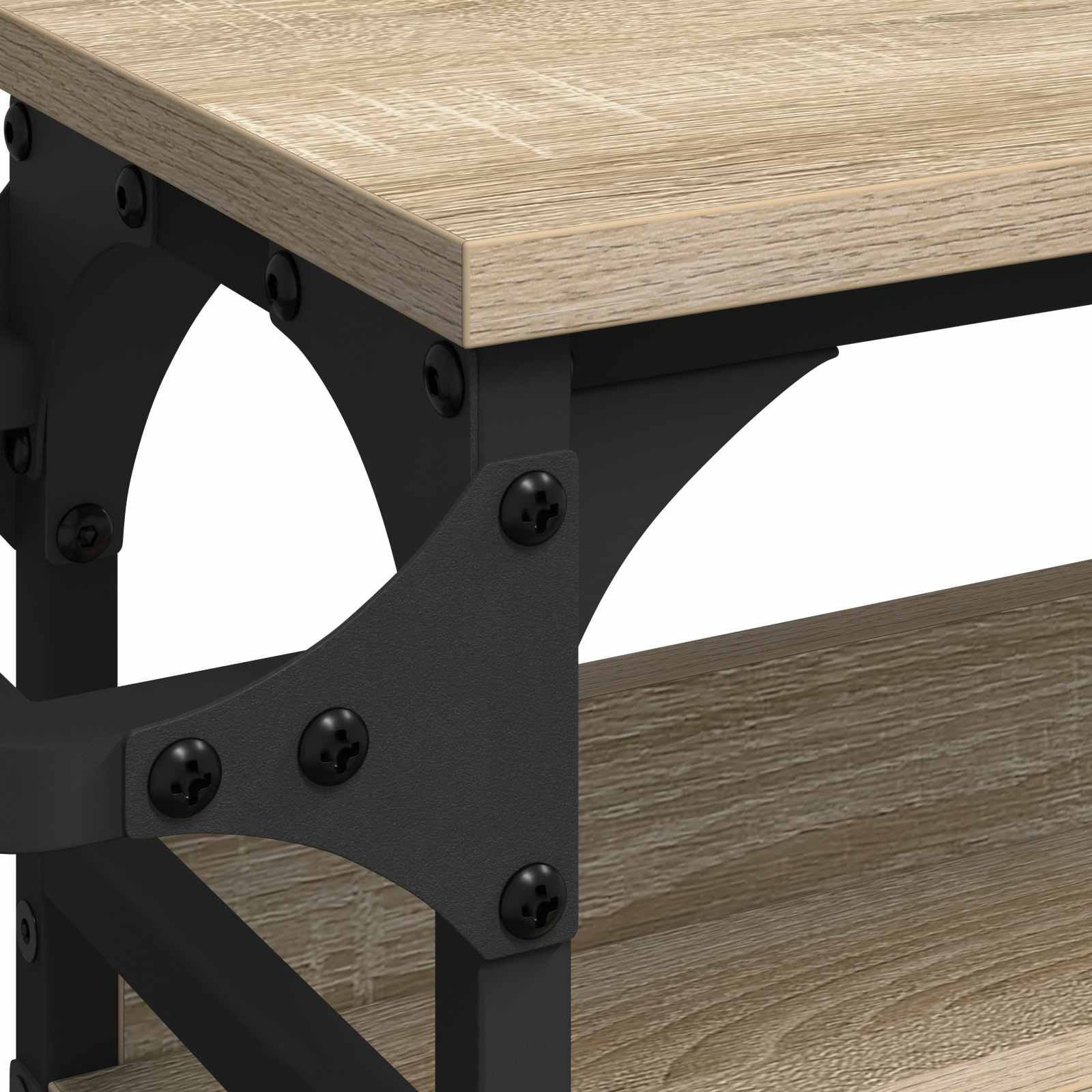 Keuken Trolley Sonoma Eiken 53 x 20 x 76 cm Bewerkt hout is nu te koop bij PeponiXL, paradijselijk wonen!