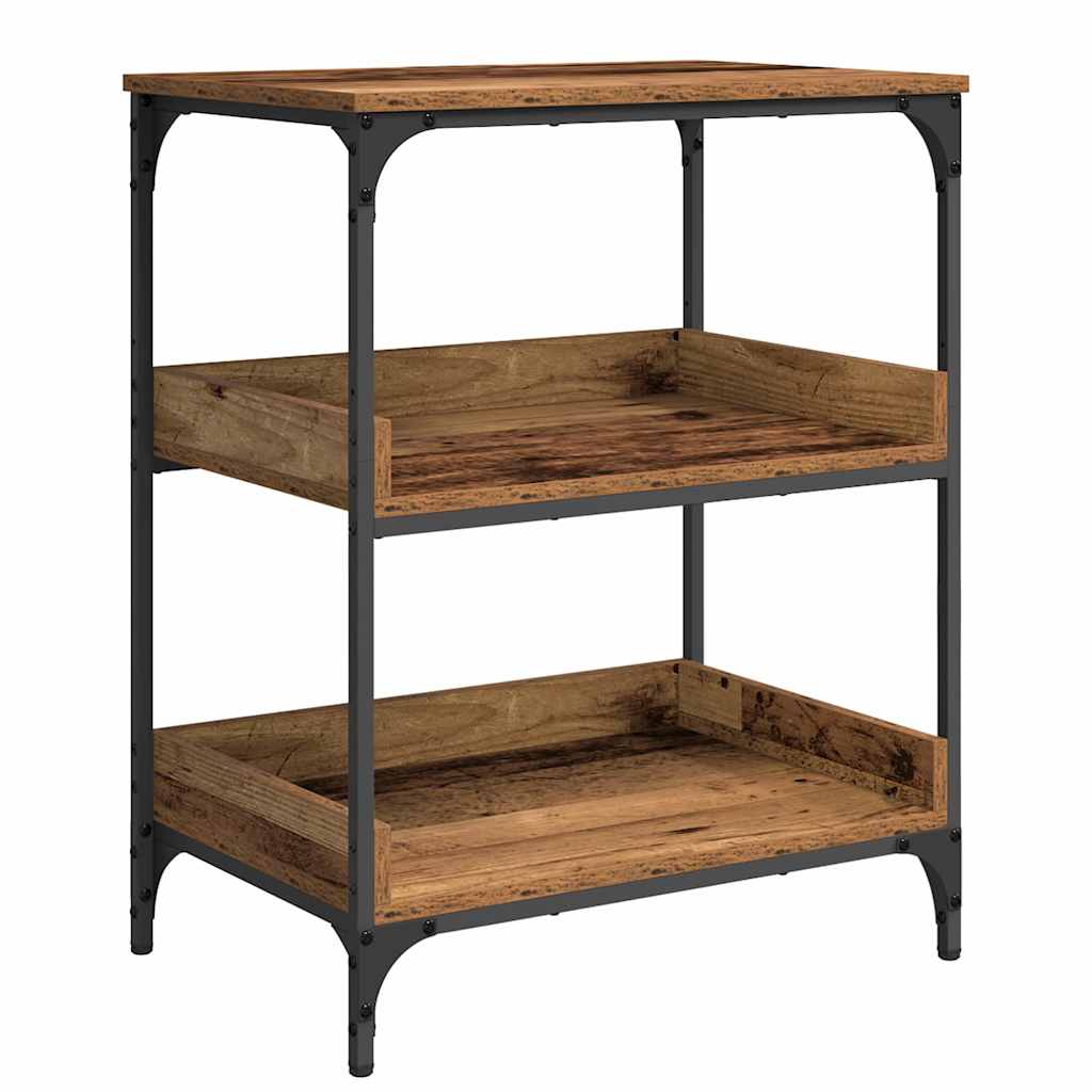 Keuken Trolley Oud Hout 60 x 41 x 80.5 cm Bewerkt hout is nu te koop bij PeponiXL, paradijselijk wonen!