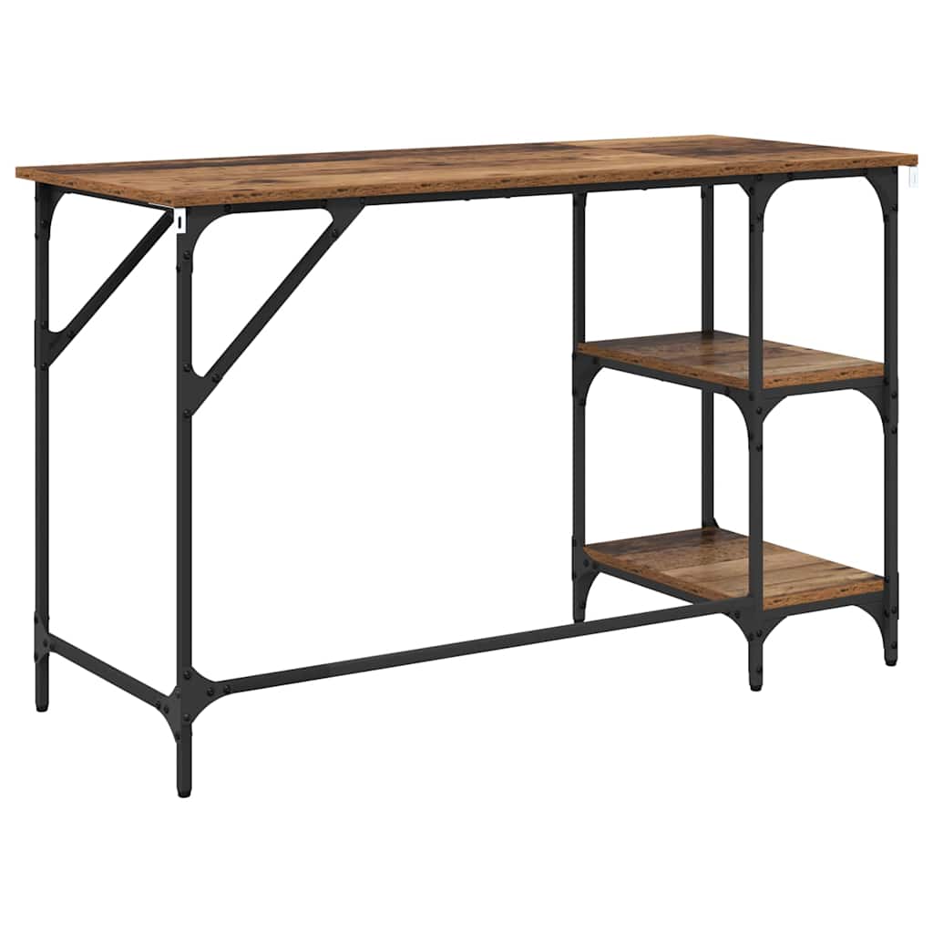 Bureau Oud Hout 120 x 50 x 75 cm Bewerkt hout is nu te koop bij PeponiXL, paradijselijk wonen!