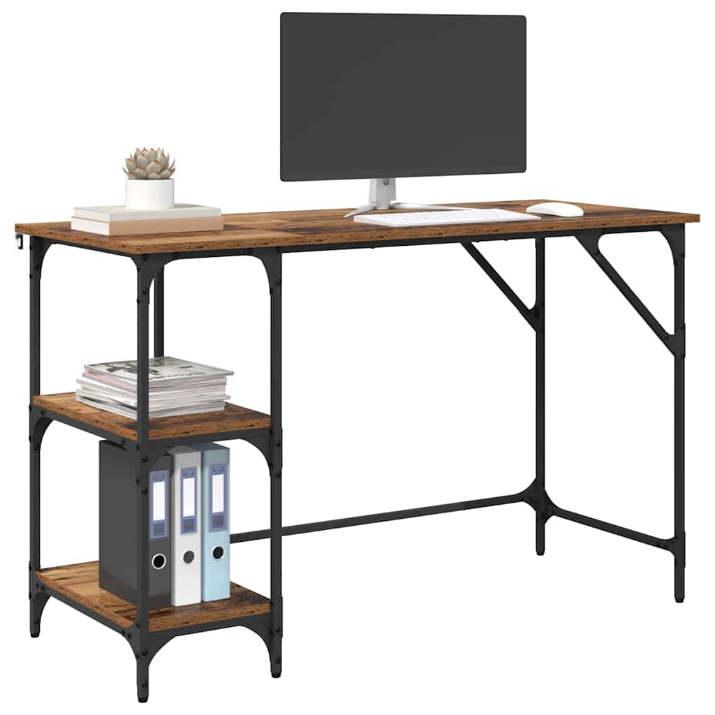 Bureau Oud Hout 120 x 50 x 75 cm Bewerkt hout is nu te koop bij PeponiXL, paradijselijk wonen!