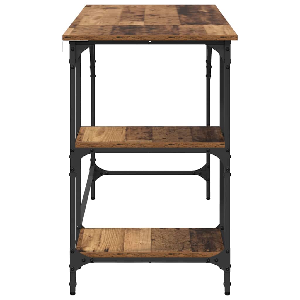 Bureau Oud Hout 120 x 50 x 75 cm Bewerkt hout is nu te koop bij PeponiXL, paradijselijk wonen!
