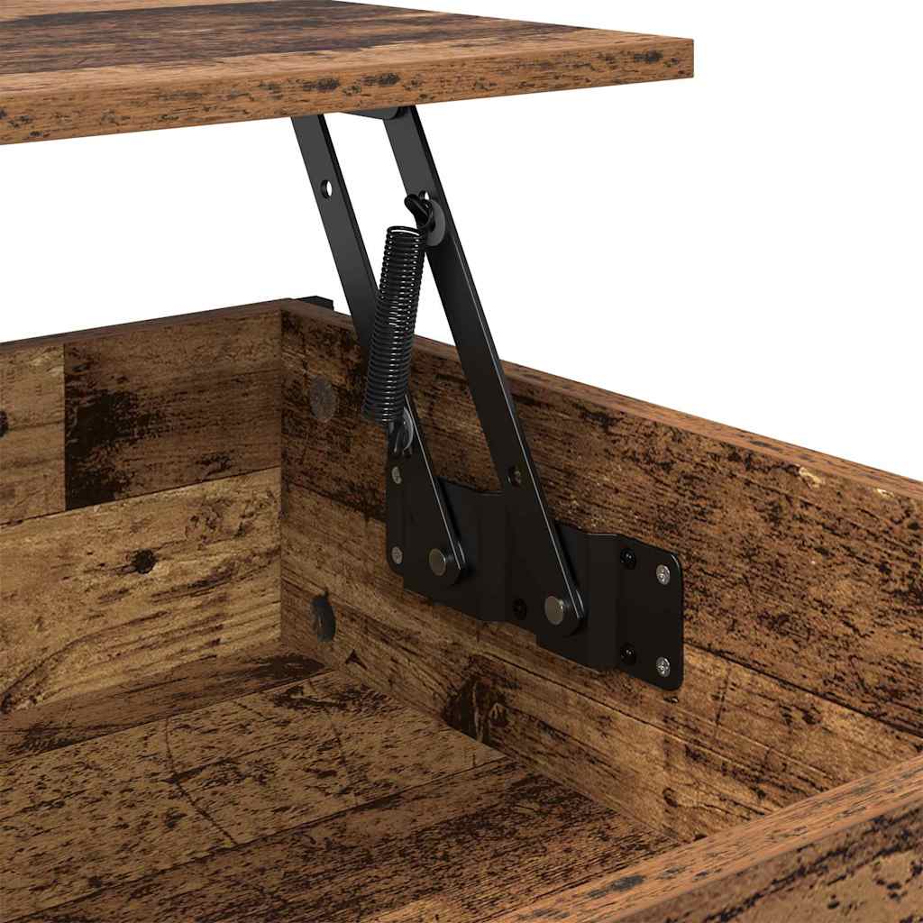 Salontafel Oud Hout 100 x 55 x 48.5 cm Bewerkt hout is nu te koop bij PeponiXL, paradijselijk wonen!