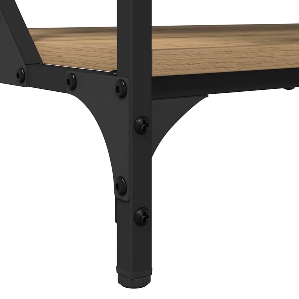 Salontafel Artisan Eiken 70x50x50cm Bewerkt hout is nu te koop bij PeponiXL, paradijselijk wonen!