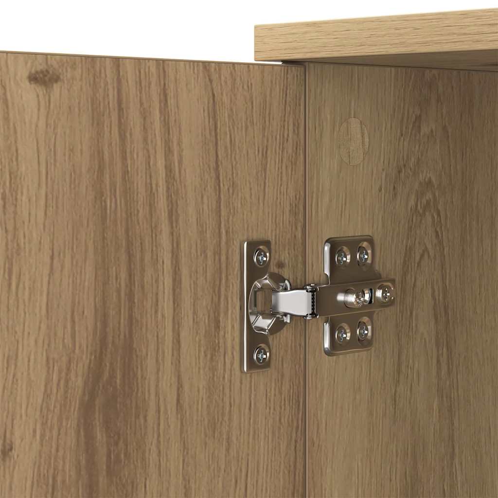 Dressoir met lade Artisan Eiken 59 x 39 x 80 cm Bewerkt hout is nu te koop bij PeponiXL, paradijselijk wonen!