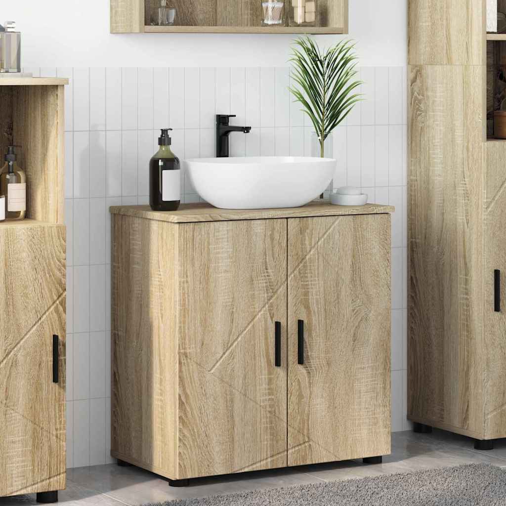 Badkamer Kast met opslag Sonoma Eiken 61 x 35 x 64 cm is nu te koop bij PeponiXL, paradijselijk wonen!