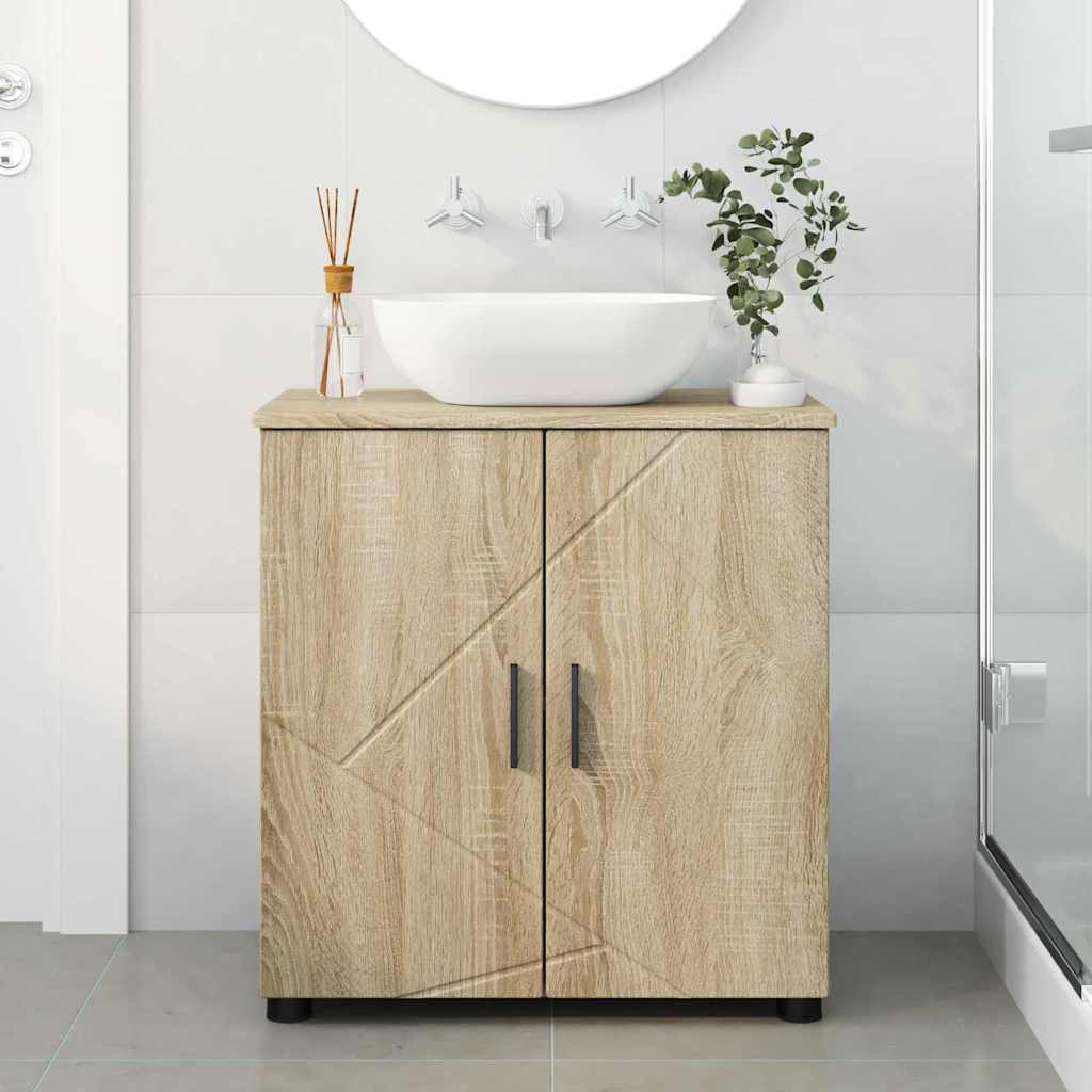 Badkamer Kast met opslag Sonoma Eiken 61 x 35 x 64 cm is nu te koop bij PeponiXL, paradijselijk wonen!