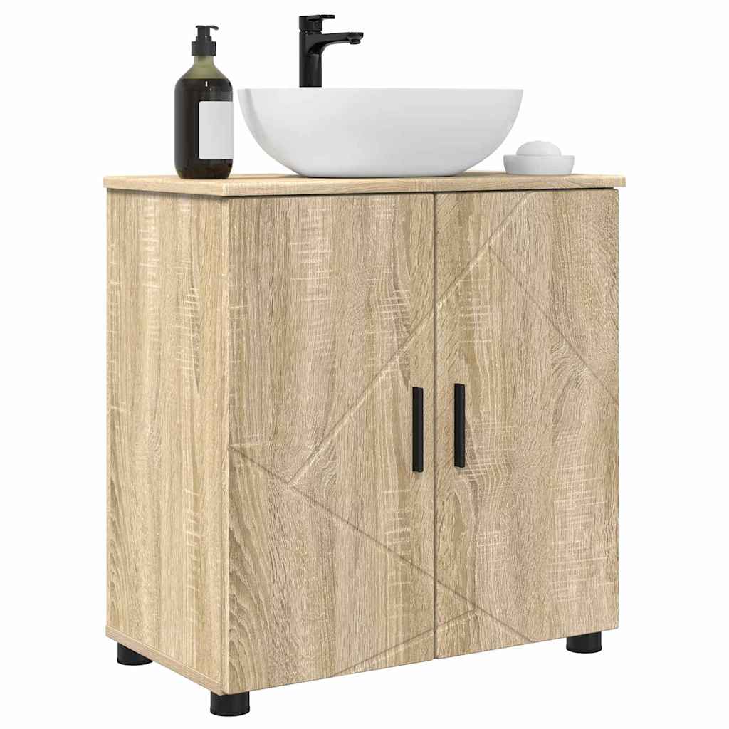 Badkamer Kast met opslag Sonoma Eiken 61 x 35 x 64 cm is nu te koop bij PeponiXL, paradijselijk wonen!