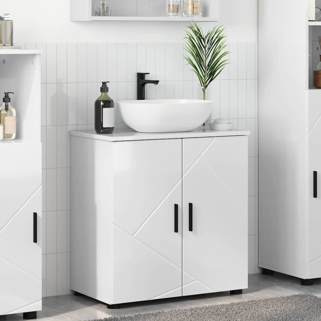 Badkamer Kast met opslag Hoogglans wit 61 x 35 x 64 cm is nu te koop bij PeponiXL, paradijselijk wonen!