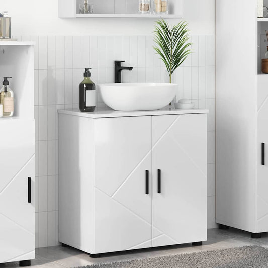 Badkamer Kast met opslag Hoogglans wit 61 x 35 x 64 cm is nu te koop bij PeponiXL, paradijselijk wonen!