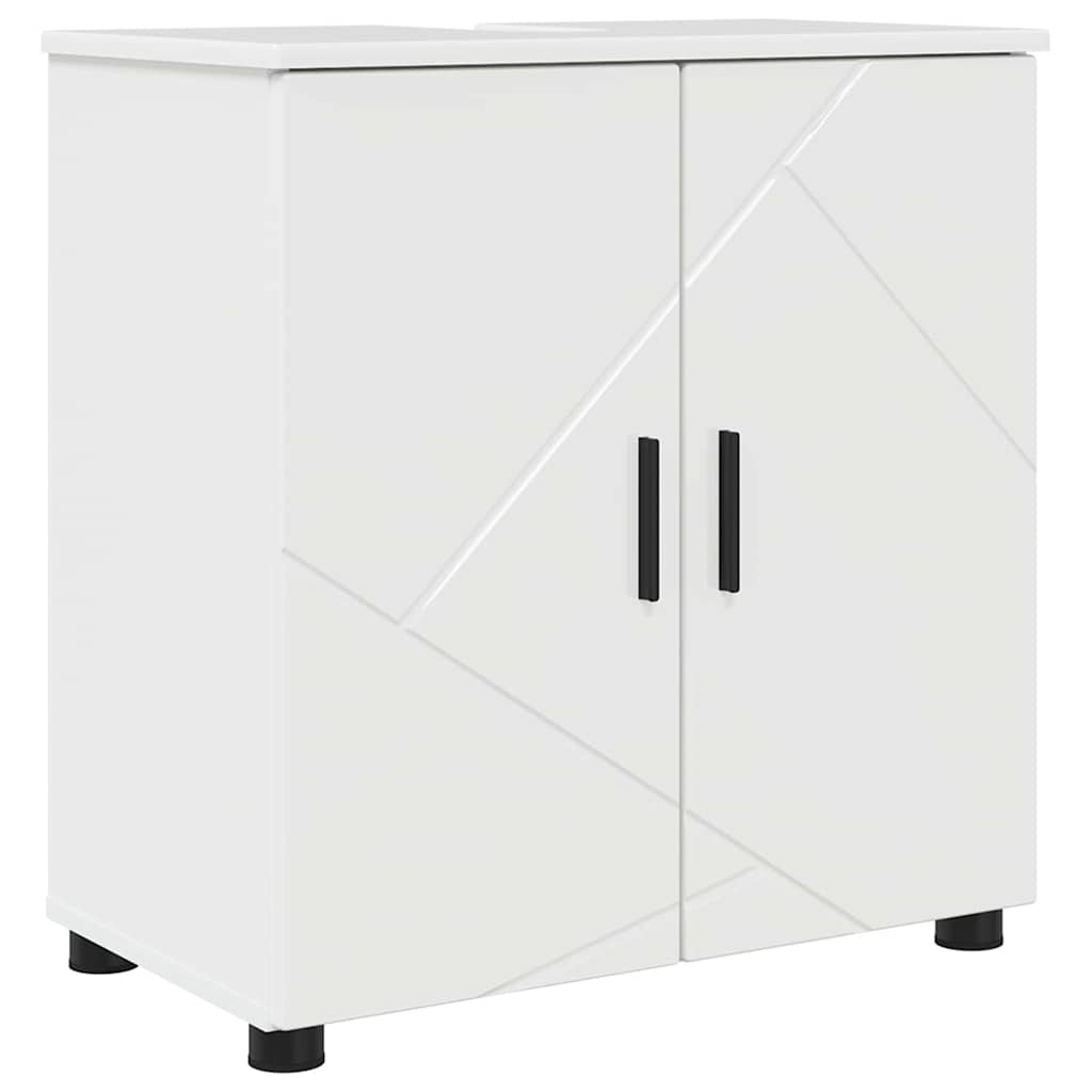 Badkamer Kast met opslag Hoogglans wit 61 x 35 x 64 cm is nu te koop bij PeponiXL, paradijselijk wonen!