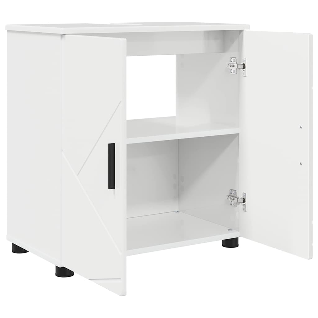 Badkamer Kast met opslag Hoogglans wit 61 x 35 x 64 cm is nu te koop bij PeponiXL, paradijselijk wonen!