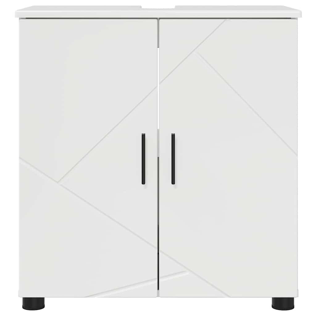 Badkamer Kast met opslag Hoogglans wit 61 x 35 x 64 cm is nu te koop bij PeponiXL, paradijselijk wonen!