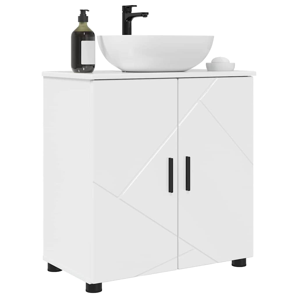 Badkamer Kast met opslag Hoogglans wit 61 x 35 x 64 cm is nu te koop bij PeponiXL, paradijselijk wonen!