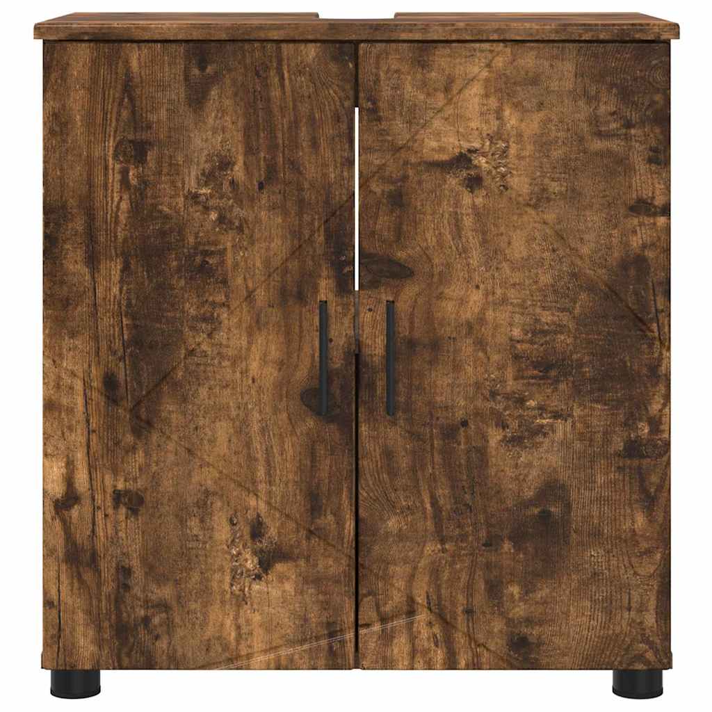 Badkamer Kast met opslag Gerookt eiken 61 x 35 x 64 cm is nu te koop bij PeponiXL, paradijselijk wonen!