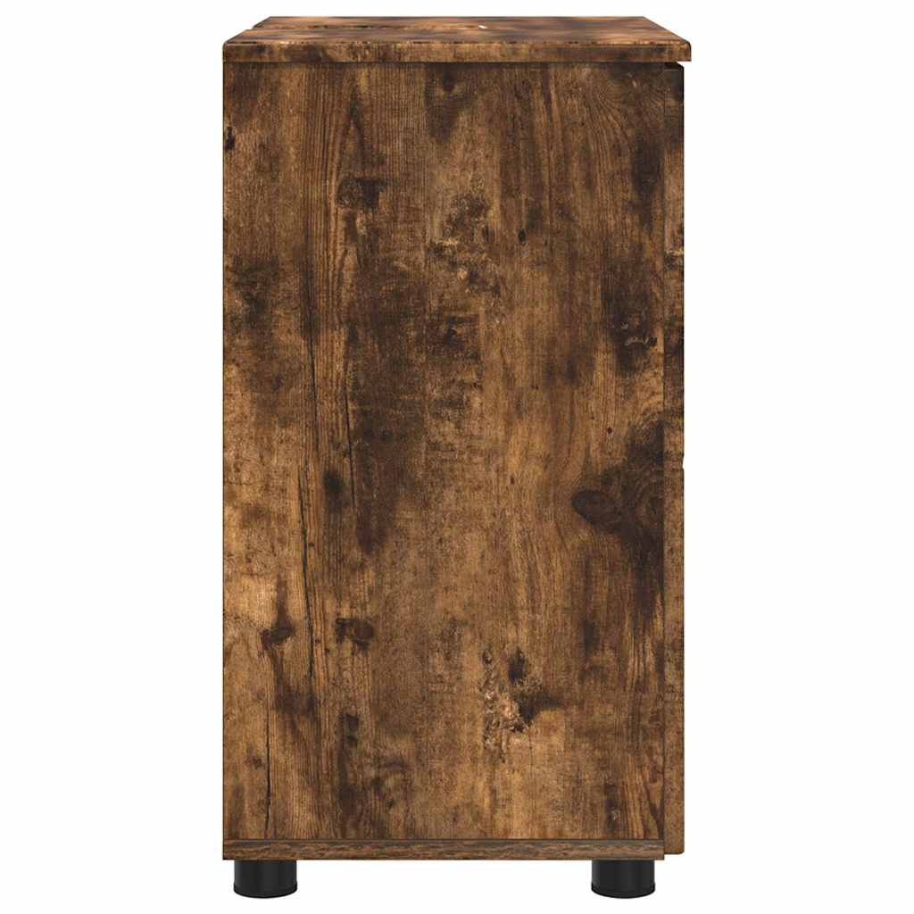 Badkamer Kast met opslag Gerookt eiken 61 x 35 x 64 cm is nu te koop bij PeponiXL, paradijselijk wonen!