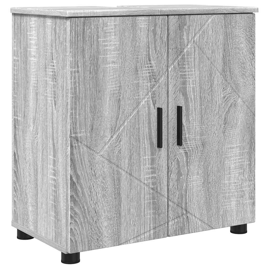 Badkamer Kast met opslag Grijs Sonoma 61 x 35 x 64 cm is nu te koop bij PeponiXL, paradijselijk wonen!