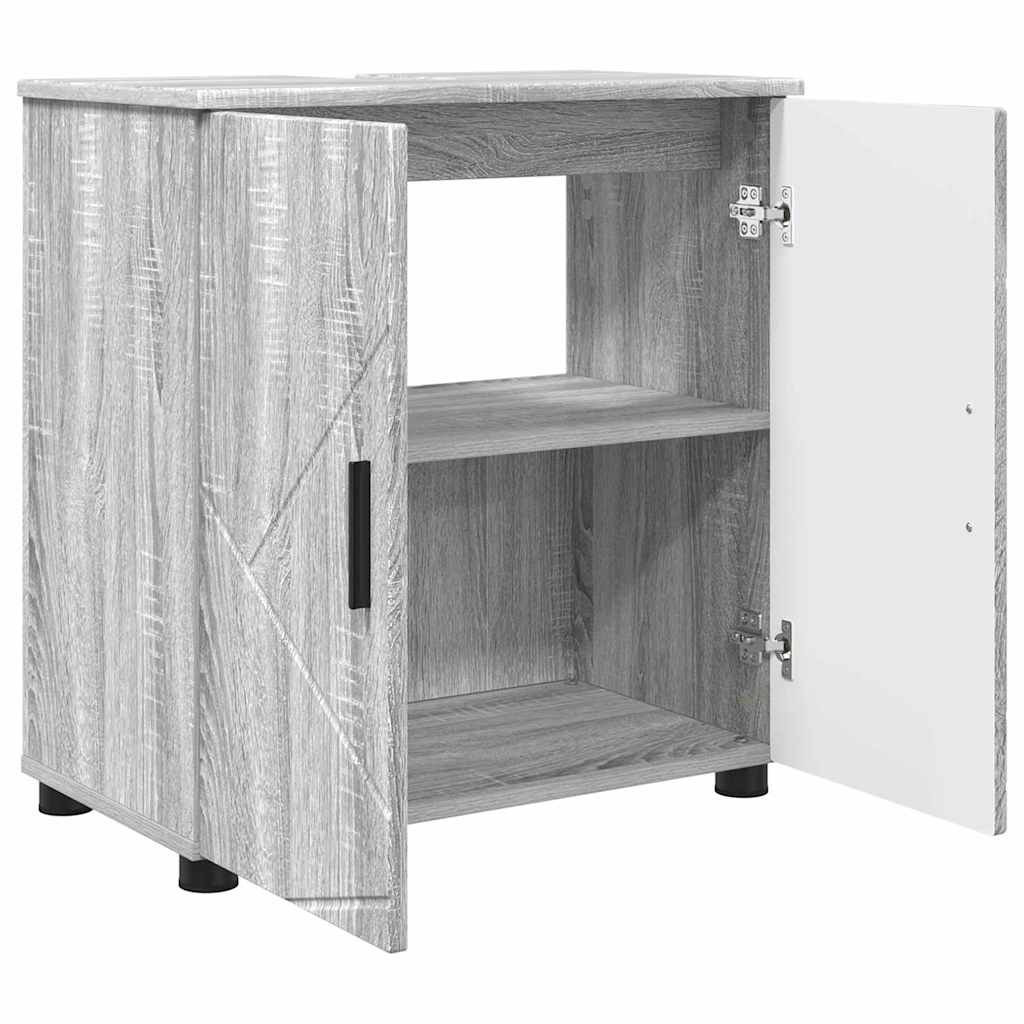 Badkamer Kast met opslag Grijs Sonoma 61 x 35 x 64 cm is nu te koop bij PeponiXL, paradijselijk wonen!