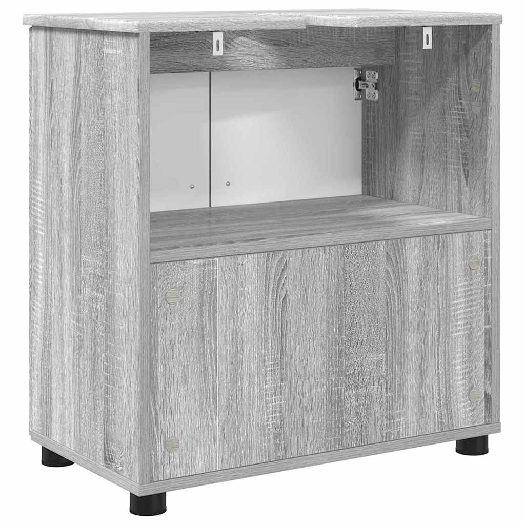 Badkamer Kast met opslag Grijs Sonoma 61 x 35 x 64 cm is nu te koop bij PeponiXL, paradijselijk wonen!