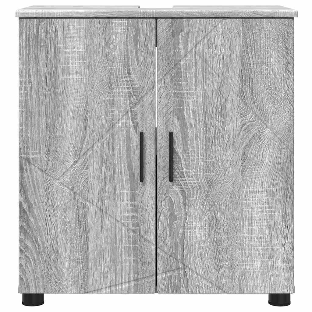 Badkamer Kast met opslag Grijs Sonoma 61 x 35 x 64 cm is nu te koop bij PeponiXL, paradijselijk wonen!